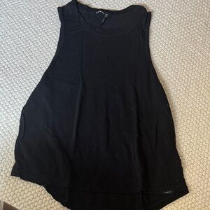 Koral black sleeveless athletic tank